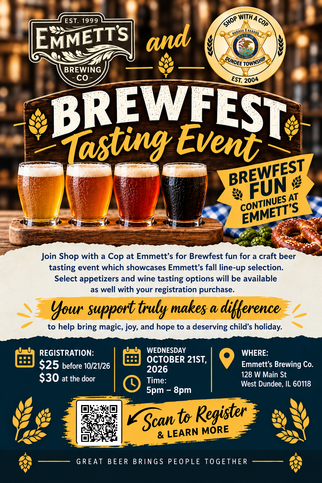 Shop With a Cop Brewfest 2026
